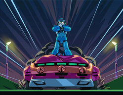X riding on a car