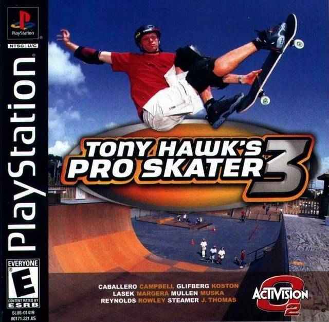 The coverart image of Tony Hawk's Pro Skater 3