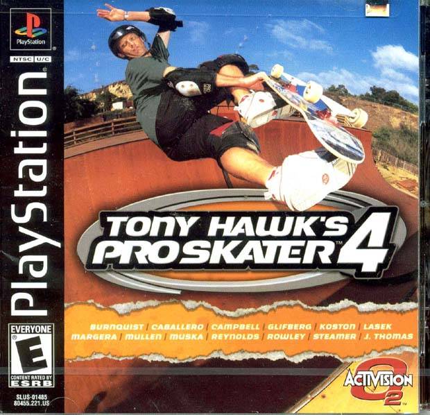 The coverart image of Tony Hawk's Pro Skater 4