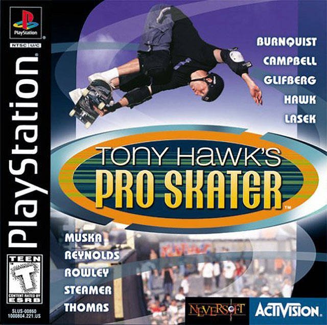 The coverart image of Tony Hawk's Pro Skater