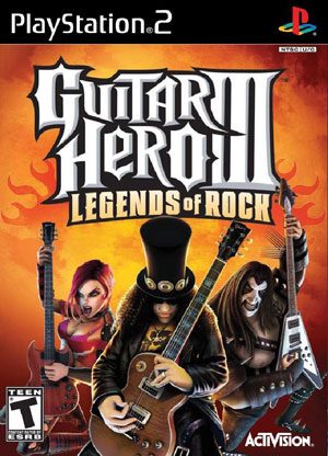The coverart image of Guitar Hero III: Legends of Rock