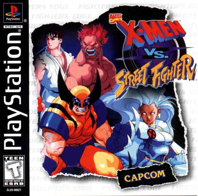 The coverart image of X-Men vs. Street Fighter