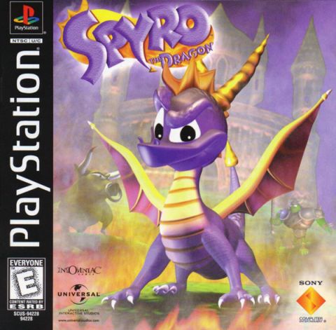 The coverart image of Spyro the Dragon