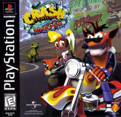 The coverart image of Crash Bandicoot 3: Warped