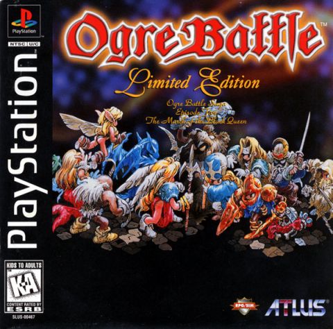The coverart image of Ogre Battle: The March of the Black Queen