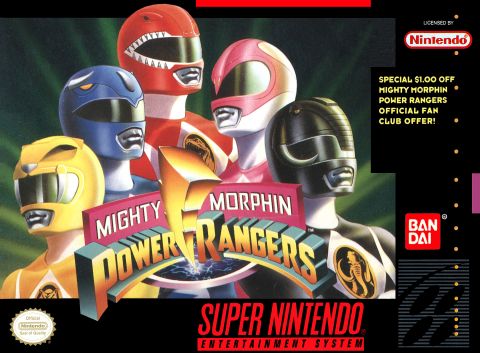 The coverart image of Mighty Morphin Power Rangers