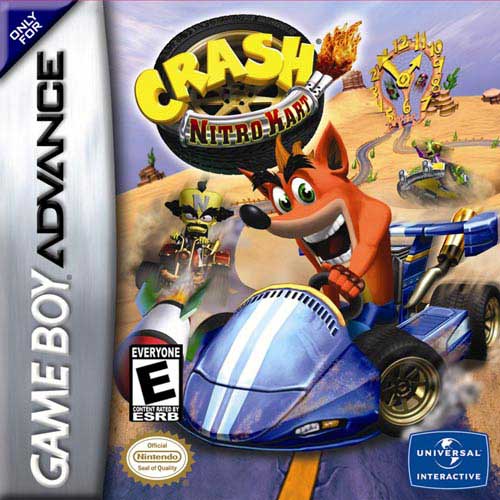 The coverart image of Crash Nitro Kart