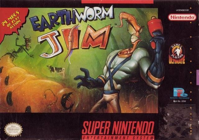 The coverart image of Earthworm Jim