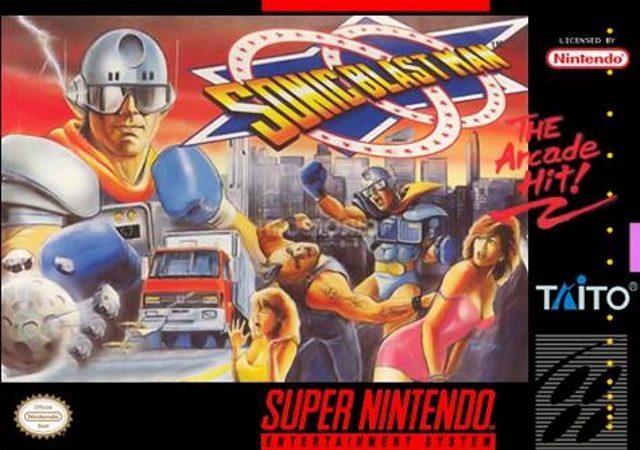 The coverart image of Sonic Blast Man