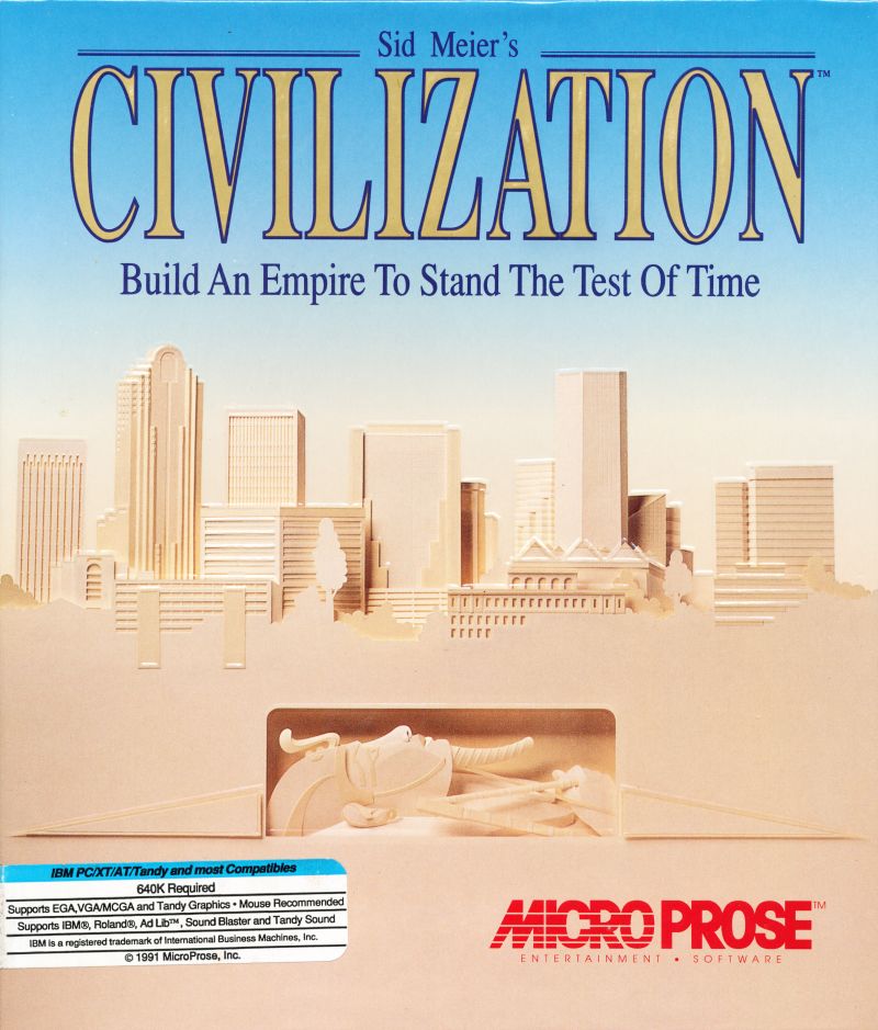 The coverart image of Sid Meier's Civilization