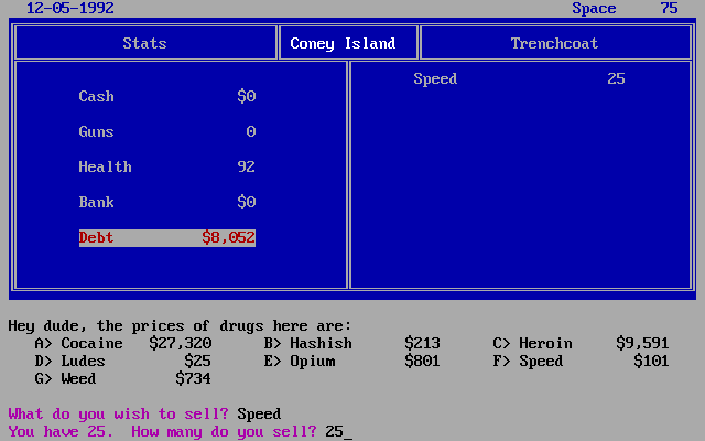 The coverart image of Dope Wars