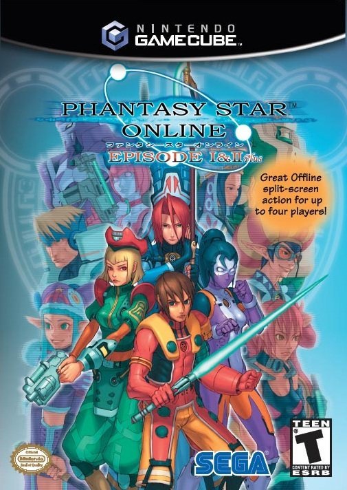 The coverart image of Phantasy Star Online Episode I & II Plus