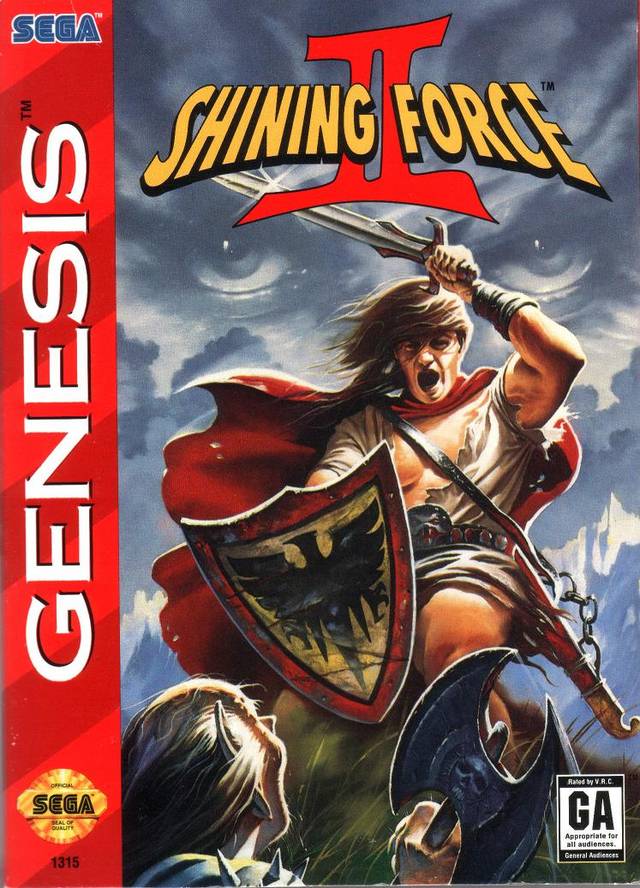 The coverart image of Shining Force 2 (War of the Gods)