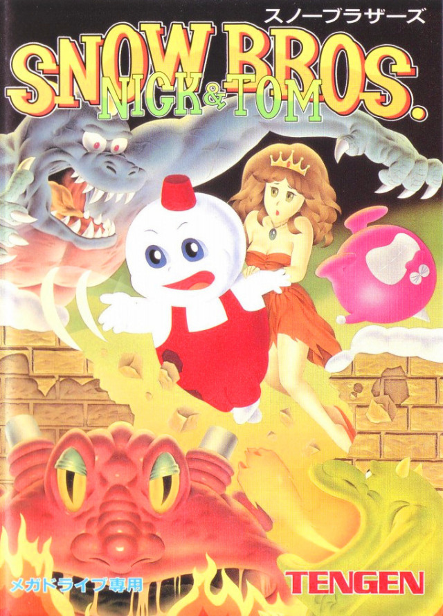 The coverart image of Snow Bros. Nick & Tom