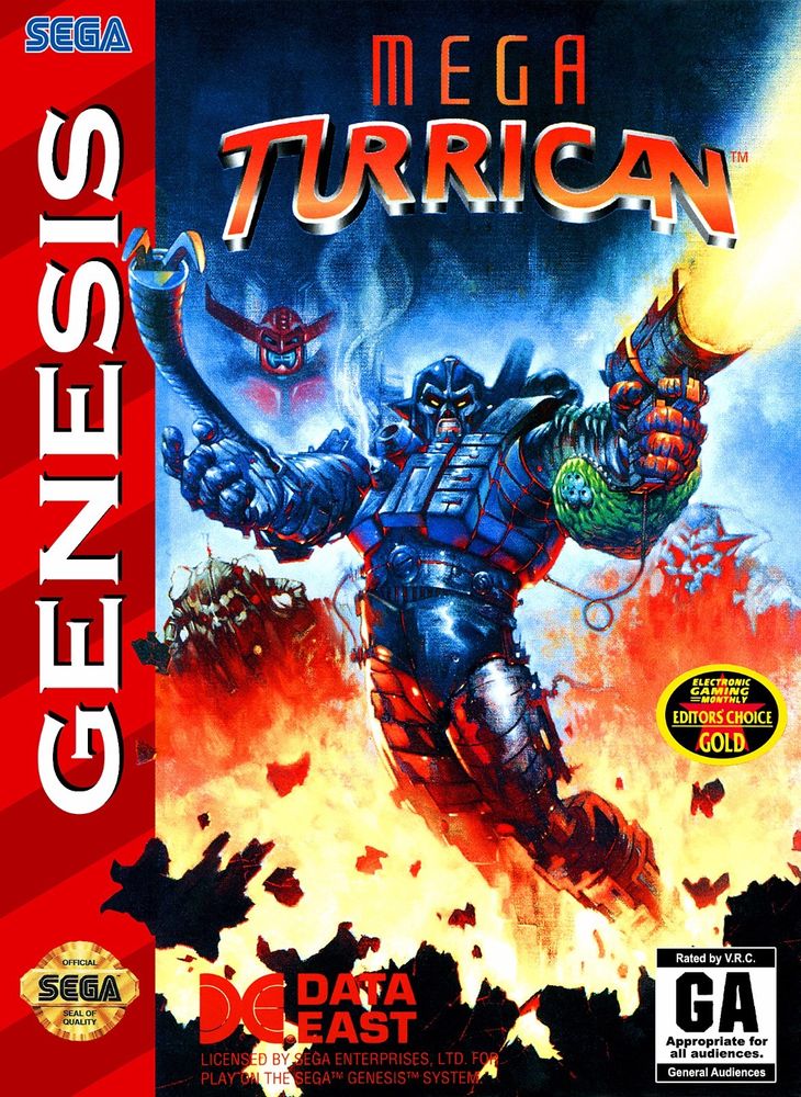 The coverart image of Mega Turrican