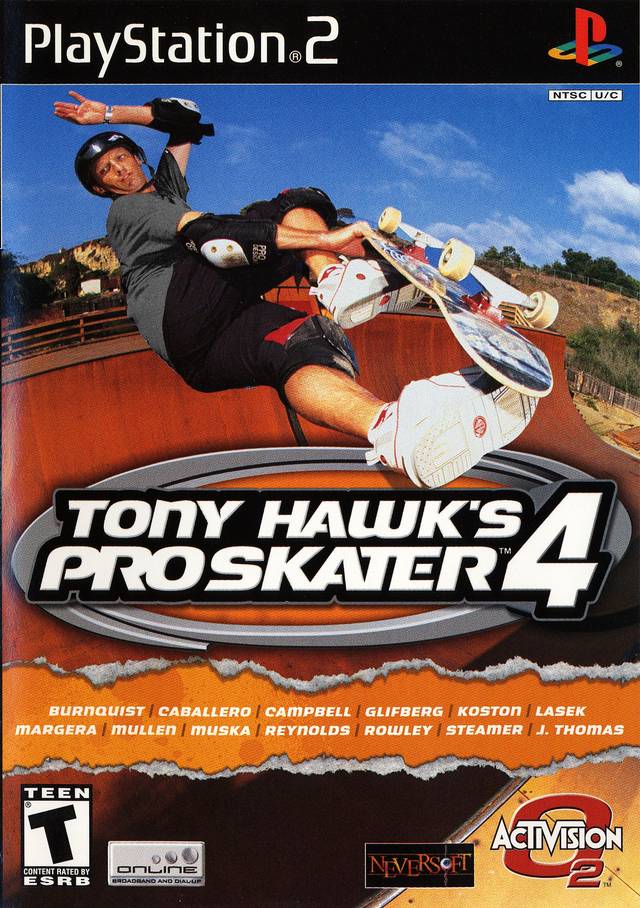 The coverart image of Tony Hawk's Pro Skater 4