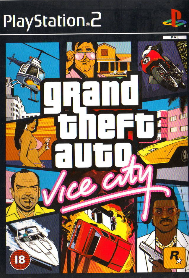The coverart image of Grand Theft Auto: Vice City