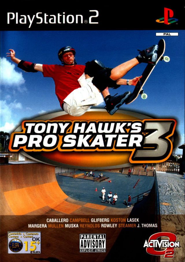 The coverart image of Tony Hawk's Pro Skater 3