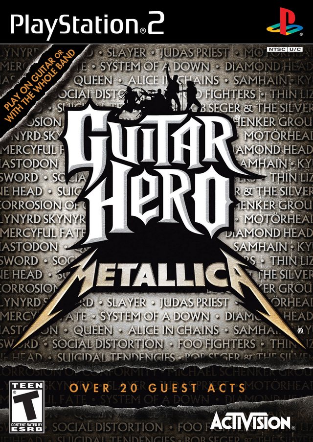 The coverart image of Guitar Hero: Metallica