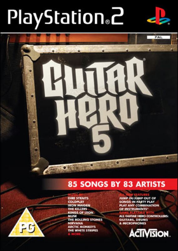 The coverart image of Guitar Hero 5