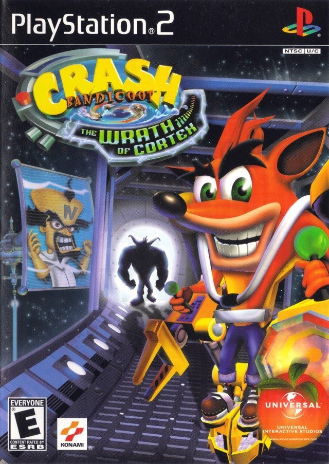 The coverart image of Crash Bandicoot: The Wrath of Cortex