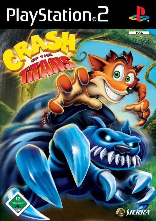 The coverart image of Crash of the Titans