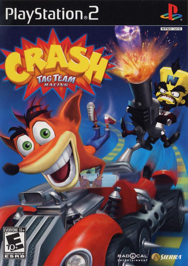The coverart image of Crash Tag Team Racing