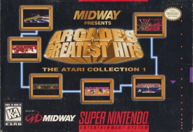 The coverart image of Arcade's Greatest Hits: The Atari Collection 1