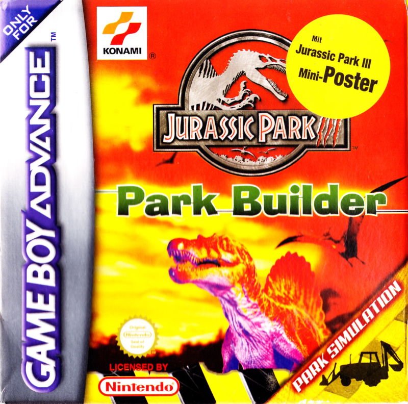 The coverart image of Jurassic Park III: Park Builder