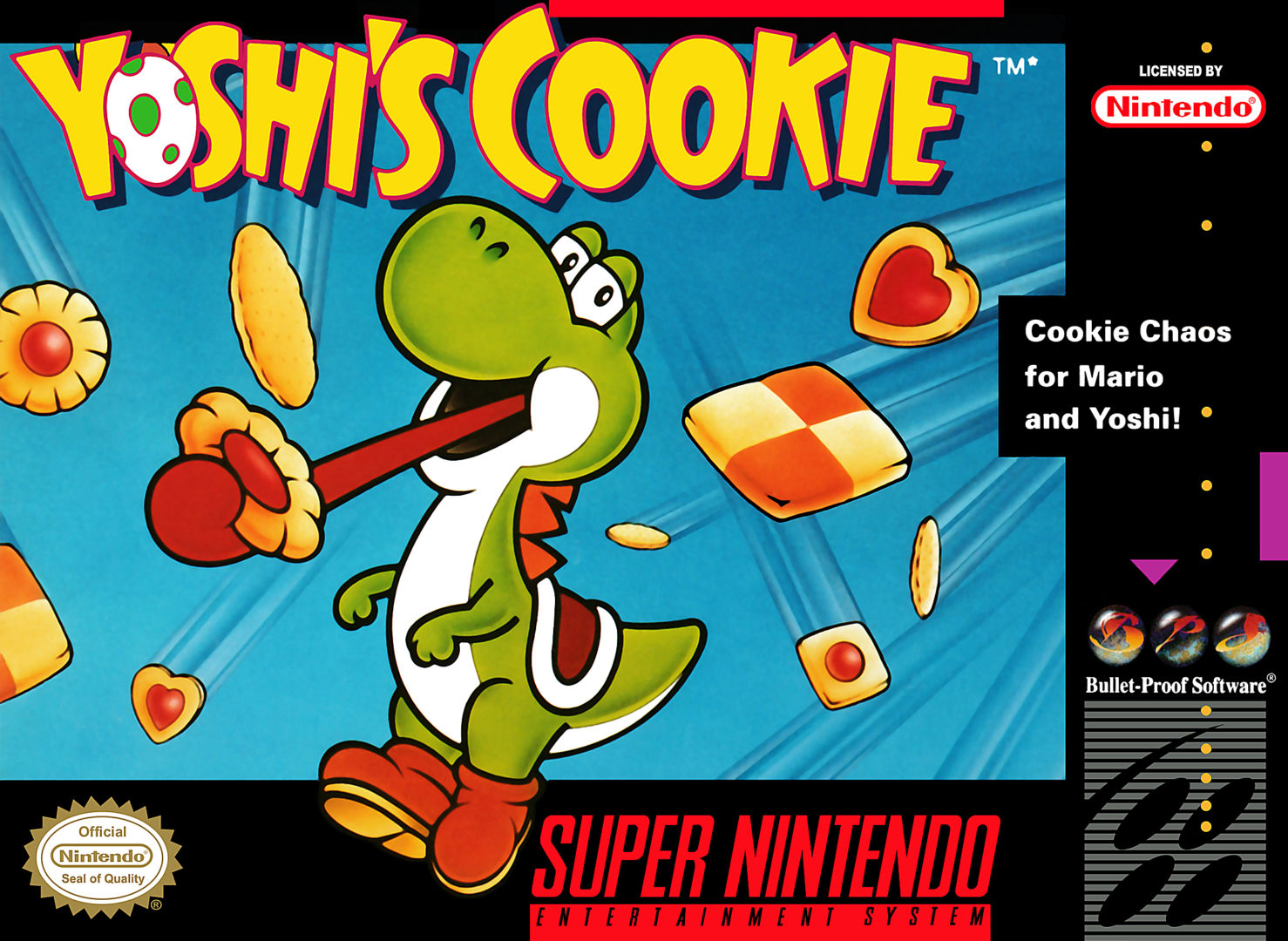 The coverart image of Yoshi's Cookie