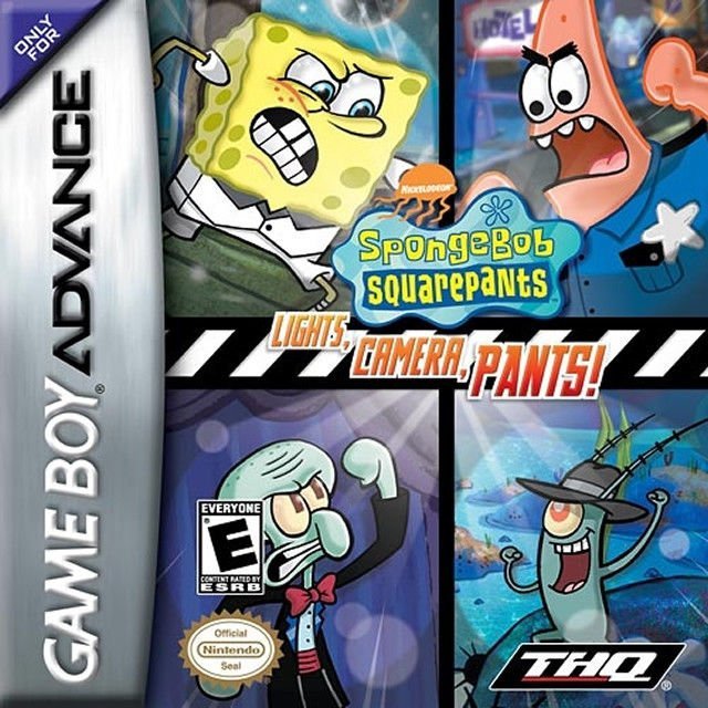 The coverart image of SpongeBob SquarePants: Lights, Camera, Pants!