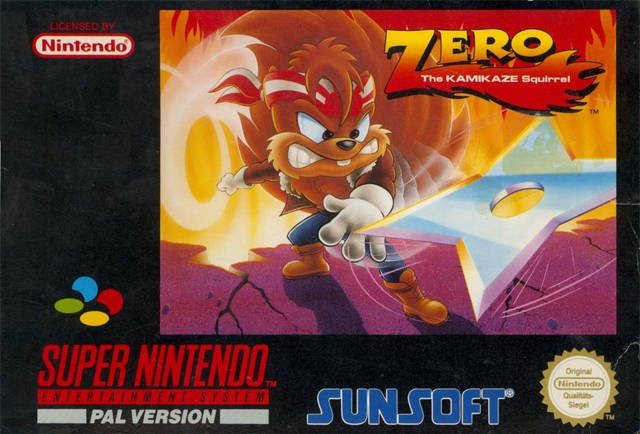 The coverart image of Zero the Kamikaze Squirrel