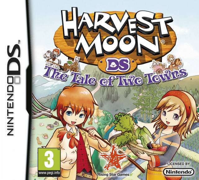 The coverart image of Harvest Moon: The Tale of Two Towns
