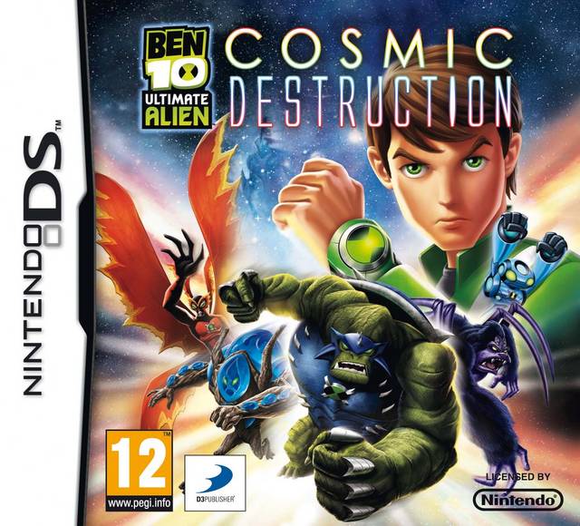 The coverart image of Ben 10 Ultimate Alien: Cosmic Destruction