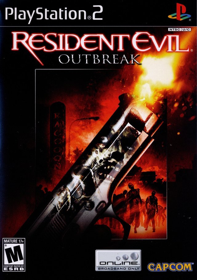 The coverart image of Resident Evil Outbreak