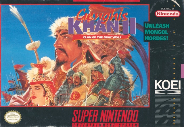 The coverart image of Genghis Khan II: Clan of the Gray Wolf 