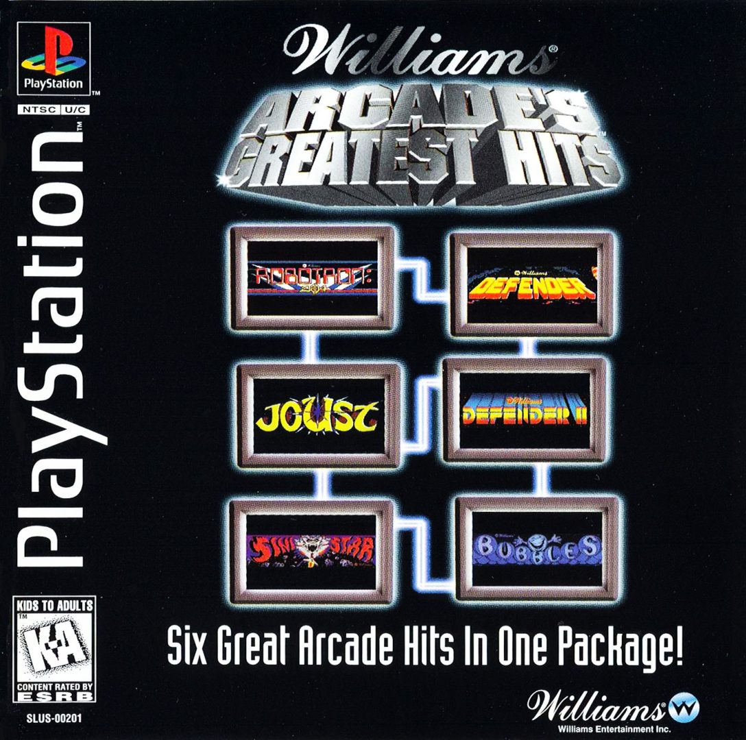 The coverart image of Williams Arcade's Greatest Hits 