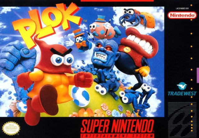 The coverart image of Plok! 