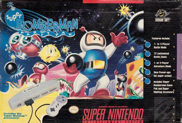 The coverart image of Super Bomberman 