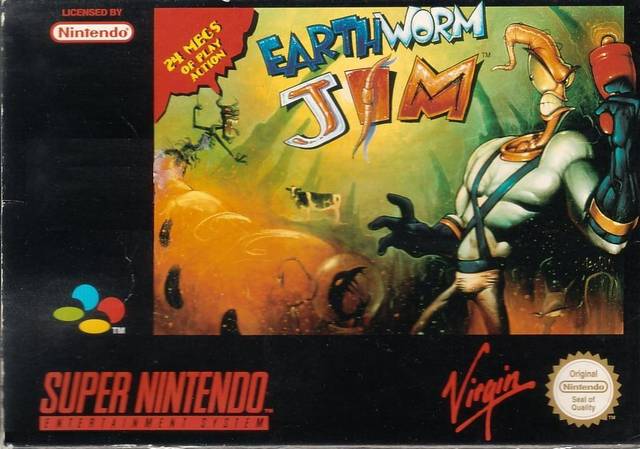 The coverart image of Earthworm Jim