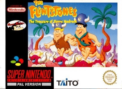 The coverart image of The Flintstones- The Treasure of Sierra Madrock