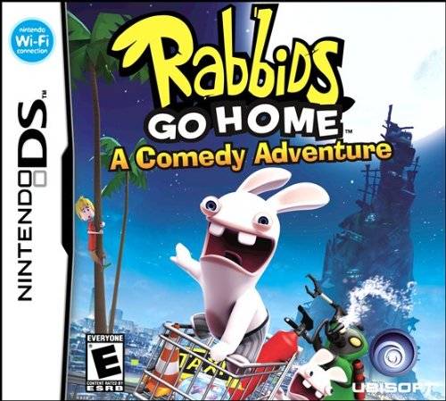 The coverart image of Rabbids Go Home: A Comedy Adventure