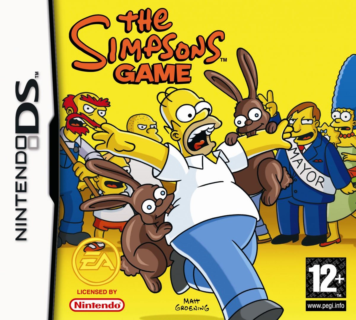 The coverart image of The Simpsons Game