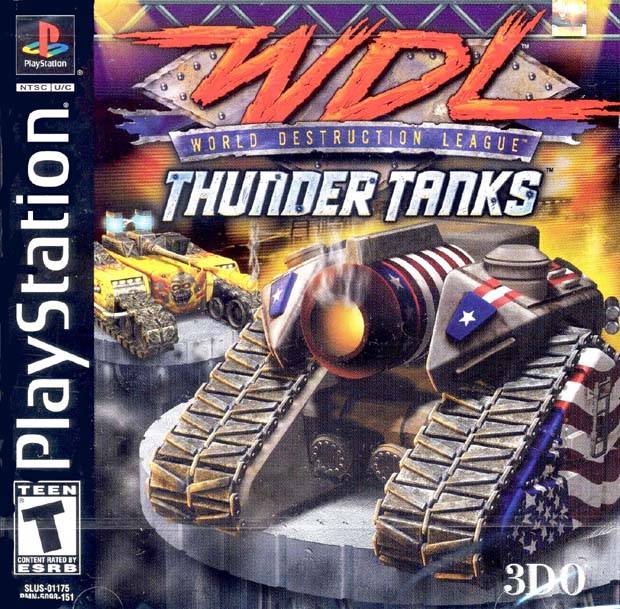 The coverart image of World Destruction League: Thunder Tanks