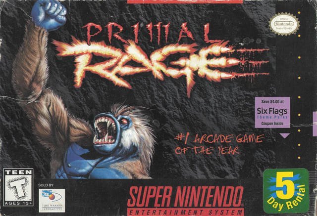 The coverart image of Primal Rage