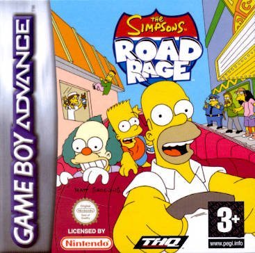 The coverart image of The Simpsons: Road Rage
