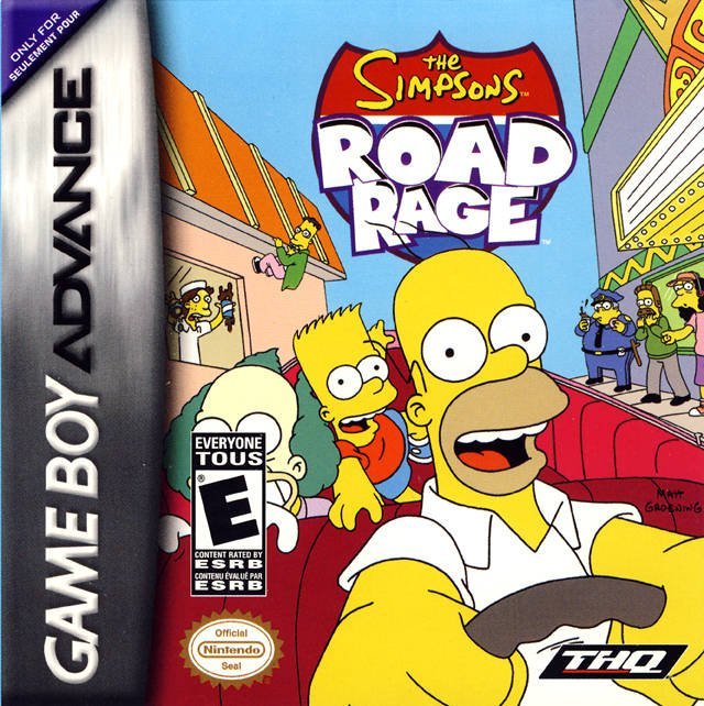 The coverart image of The Simpsons: Road Rage