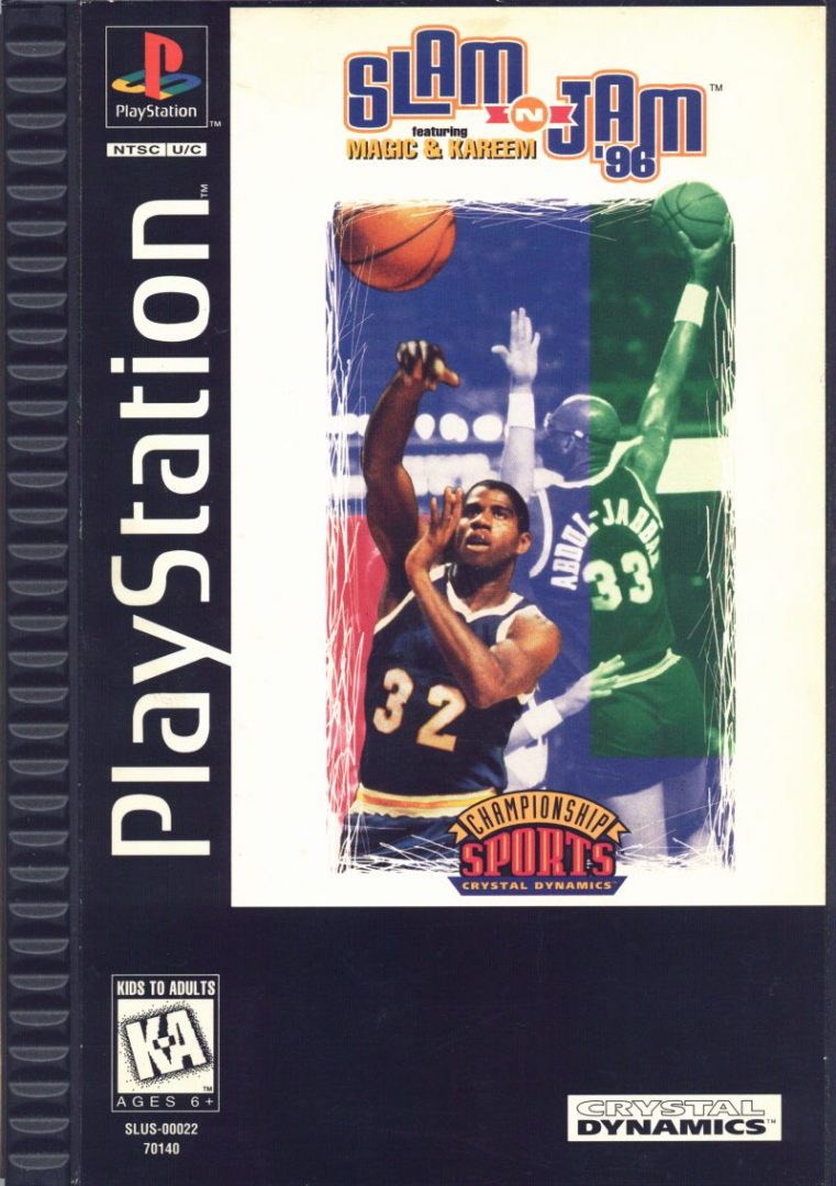 The coverart image of Slam 'n Jam '96 featuring Magic & Kareem