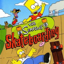 The Simpsons Skateboarding