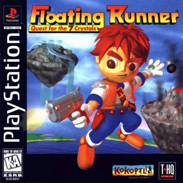 The coverart image of Floating Runner: Quest for the 7 Crystals